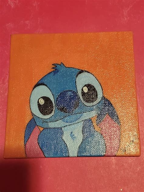 Handpainted Stitch Painting | Etsy