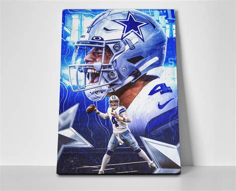 Dak Prescott Cowboys Poster or Canvas - Etsy