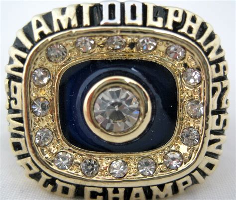 Miami Dolphins 1972 Super Bowl VII Championship Replica Ring Size 10 ...