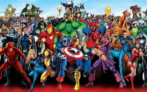 Superhero Background Marvel - 1920x1200 - Download HD Wallpaper ...