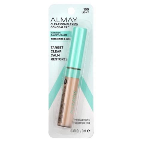 Almay Clear Complexion Concealer For Sensitive Skin Hypoallergenic ...