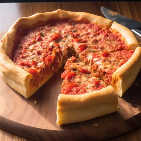 Chicago Style Deep Dish Pizza Recipe
