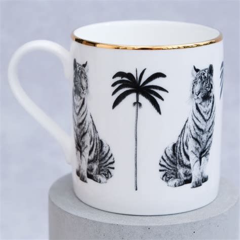 Tiger Fine Bone China Mug | Abi Overland Jersey | Wolf & Badger