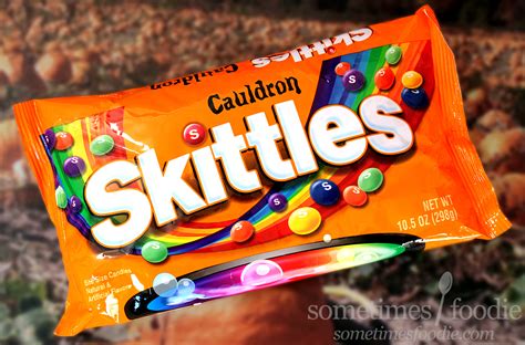 Sometimes Foodie: Cauldron Skittles - Target Halloween $2.49