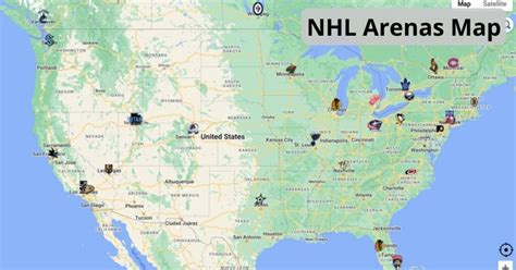 How to Create Your Own NHL Hockey Teams Map - ZeeMaps