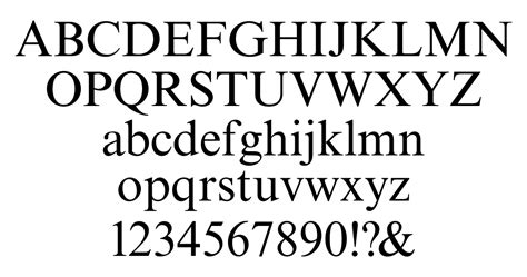 Times New Roman | DAYLIGHT FONTS