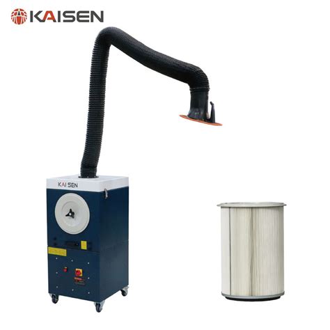 Manual Cleaning Industrial Fume Extractor Portable Welding Smoke Extractor