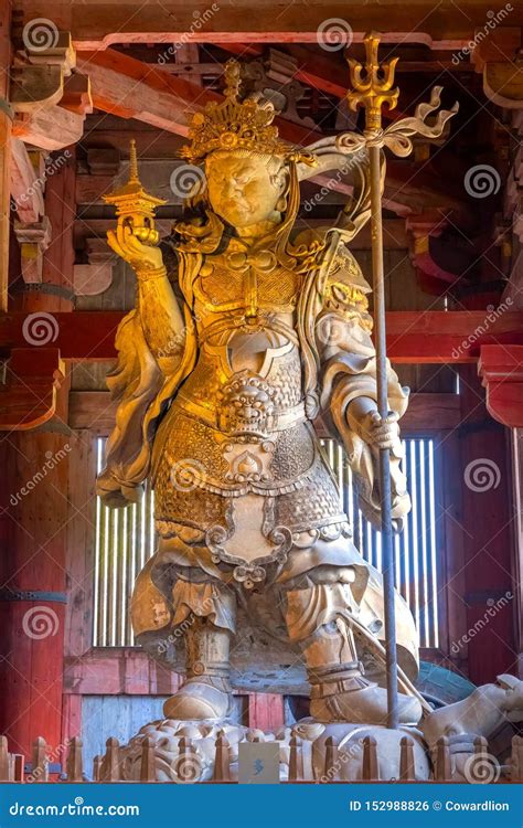 Bishamonten at Todaiji Temple, Nara, Japan Editorial Photo - Image of ...