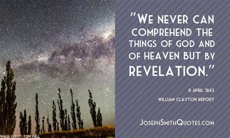 Comprehend the Things of God by Revelation - Joseph Smith Quotes