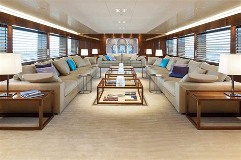 Hanseatic mega yacht Smeralda - Interior — Yacht Charter & Superyacht News