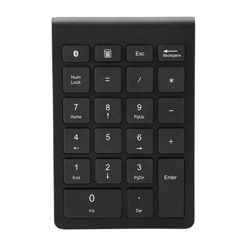 Black 22 Keys Mini Numpad Wireless Bluetooth Numeric Keypad For Apple PC-in Keyboards from ...