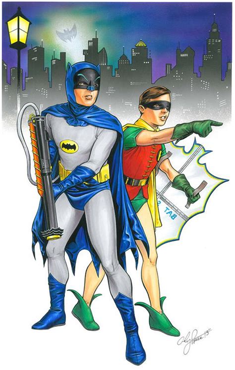 60s Batman and Robin by Andy Price * | Batman and batgirl, Batman comics, Batman tv show