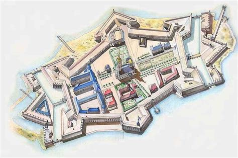 1800. Map of Peter and Paul Fortress. Saint-Petersburg. Russia | City ...