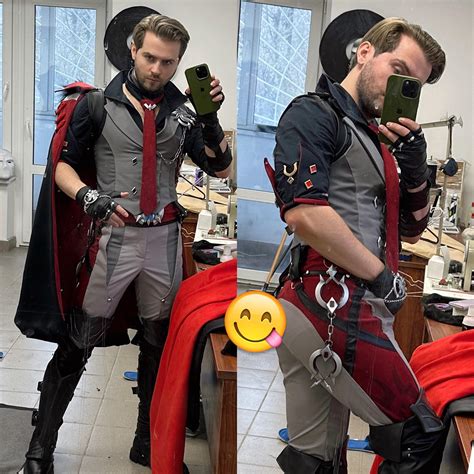 My Wriothesley cosplay process : r/WriothesleyMains