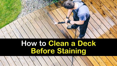 5 Handy Ways to Clean a Deck Before Staining It