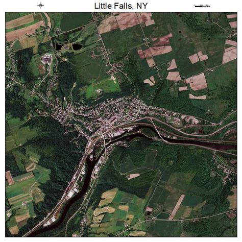 Aerial Photography Map of Little Falls, NY New York