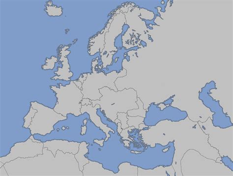 Blank Map Of Europe In 1914