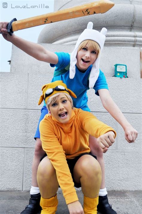 Finn and Jake 02 by LauzLanille.deviantart.com | Adventure time costume ...