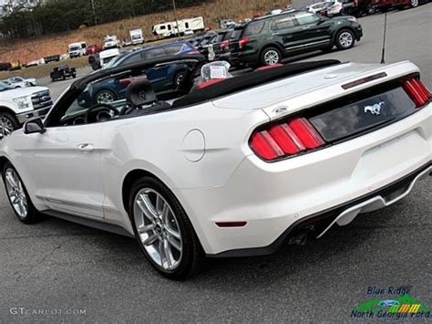 2017 White Platinum Ford Mustang EcoBoost Premium Convertible #119354793 Photo #33 | GTCarLot ...