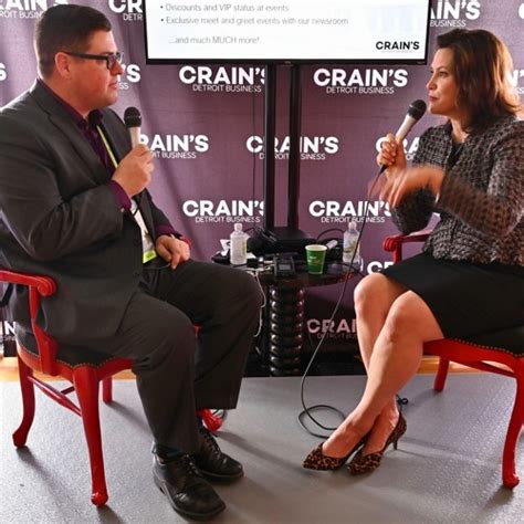 Mackinac conversations: Whitmer on Line 5, insurance reform, fixing roads by Crain's Detroit ...