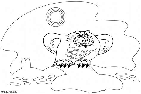 Snowy Owl coloring page