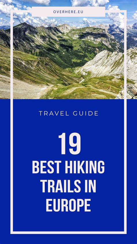 19 best hiking trails in Europe | Hiking europe, Outdoors adventure ...