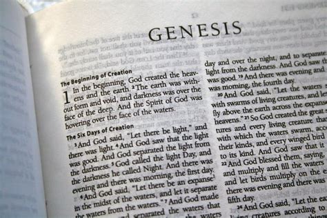 Genesis 1 Bible verse stock photo. Image of scripture - 7577854