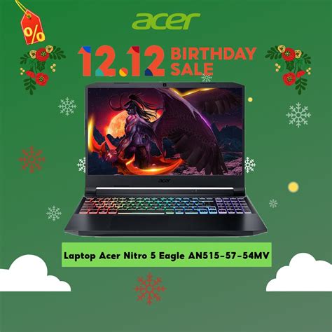 Laptop Acer Nitro 5 Eagle AN515-57-54MV i5-11400H 8GB 512GB RTX 3050 15.6 144Hz W11 - MixASale