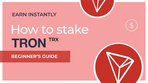 Tron Staking Guide