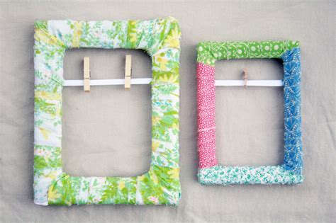 The Creative Place: DIY :: Fabric Scrap Wrapped Frame