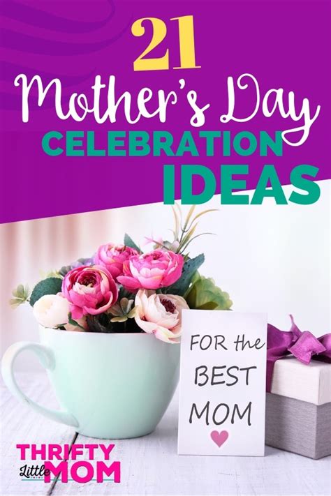 20 Mother's Day Celebration Ideas » Thrifty Little Mom