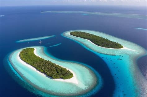 Premium AI Image | Maldives island