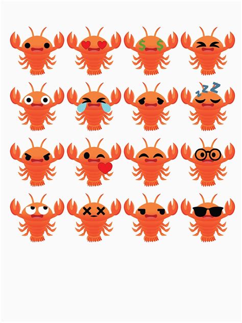 "Lobster Emoji " T-shirt by HippoEmo | Redbubble