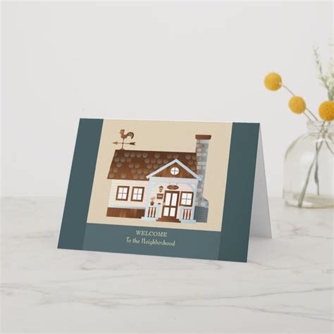 Welcome to the Neighborhood Card | Zazzle | Custom greeting cards ...