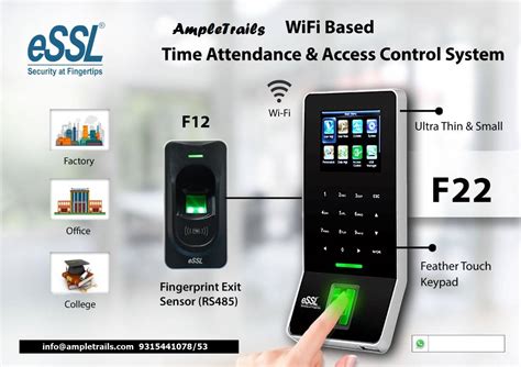 WIFI Biometric Attendance System K30 F22 E9c Cloud Software