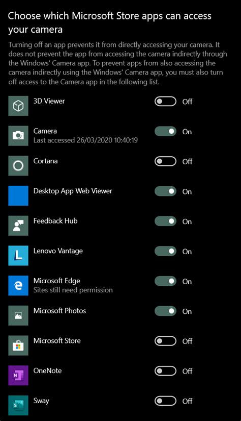 Lenovo Vantage Camera Settings Missing-English Community