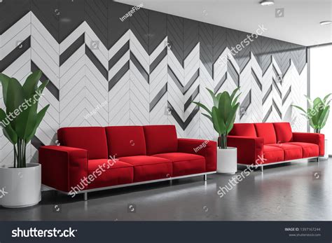 Interior Modern Waiting Room Office Lounge Stock Illustration ...