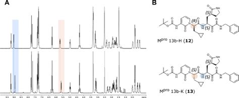 Stereochemical configuration of 13b diastereomers. (A) 1 H NMR spectra... | Download Scientific ...