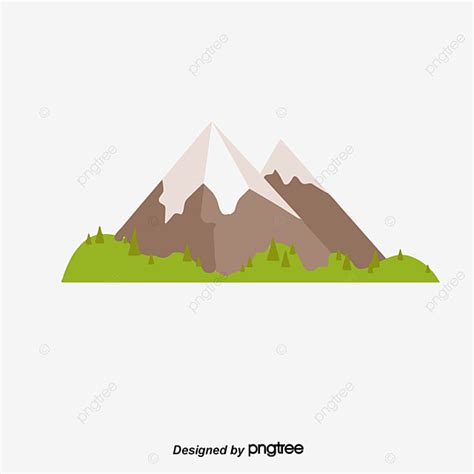 Snow Mountain Vector Design Images, Cartoon Snow Mountain, Cartoon ...