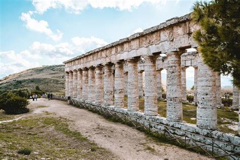 Temple of Segesta. Sicily, Italy Stock Image - Image of italian, column ...