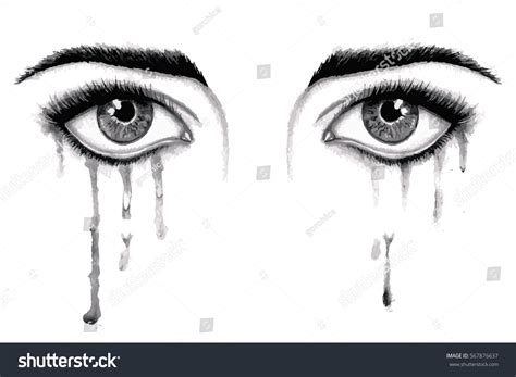 638 Eye Crying Ink Images, Stock Photos & Vectors | Shutterstock