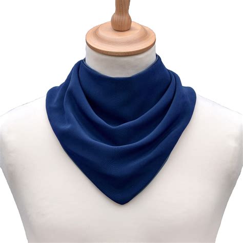 Care Designs Neckerchief style dribble bib - Navy - Coastal Linen Supplies