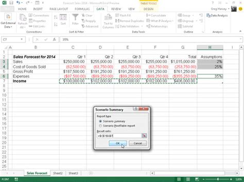 How to Produce a Summary Report in Excel 2013 - dummies