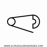 Safety Pin Coloring Page  Ultra Pages sketch template