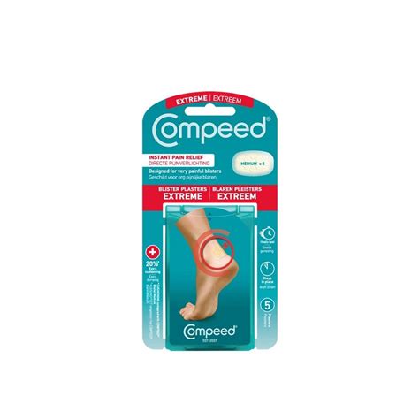 Compeed Blister Extreme Healing Medium Plasters x5