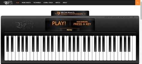 Virtual piano keyboard online - sightfreeloads