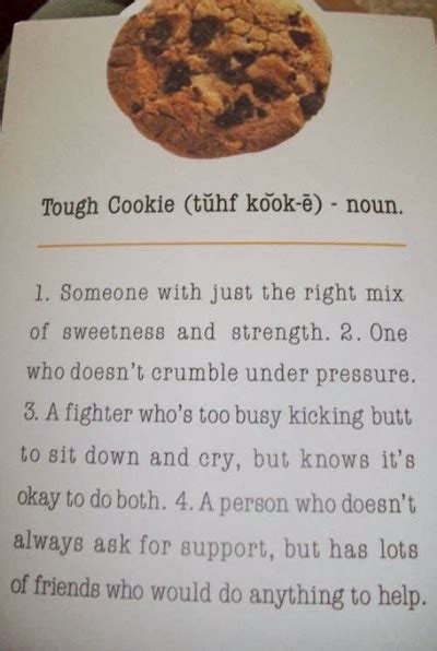 BEAUTIFULOSOPHY: A tough cookie