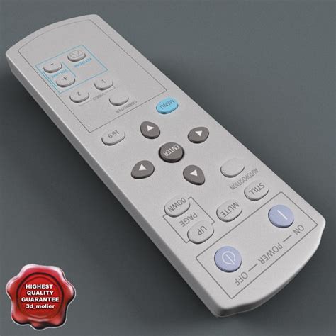 Projector Remote 3D Models for Download | TurboSquid