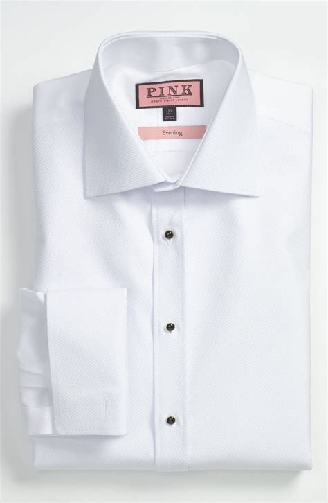 Thomas Pink Slim Fit Tuxedo Shirt | Nordstrom