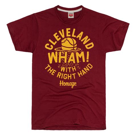 Wham! With The Right Hand Cleveland Cavaliers Shirt. Our homage to Joe Tait! | Cleveland shirt ...